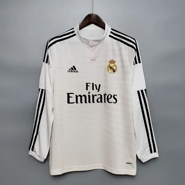 Camiseta de fútbol Real Madrid 2014/15 LOCAL MANGA LARGA VERSION FAN